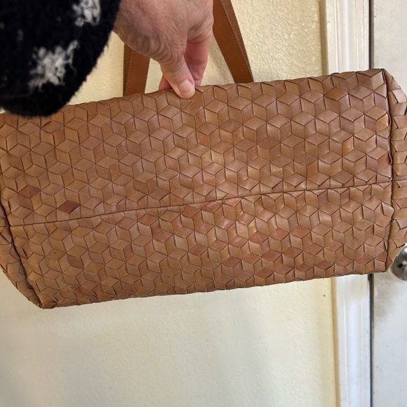Madewell Woven Leather Tote Bag - Picture 4 of 7